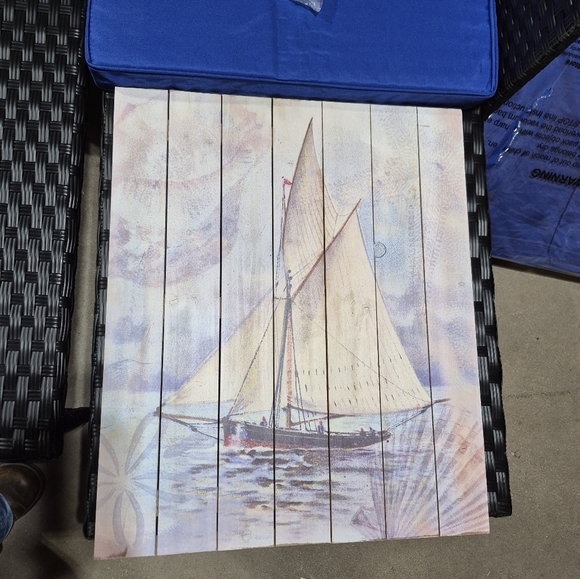Other - Sailboat Wall Art on Wooden Panels